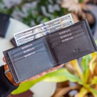 Garbalia Liverpool Hakiki Deri RFID Engelleyici Bozuk Para Bölmeli Yatay Antrasit Erkek Cüzdan - Görsel 4
