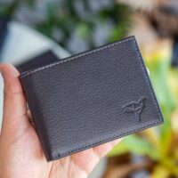 Garbalia Liverpool Hakiki Deri RFID Engelleyici Bozuk Para Bölmeli Yatay Antrasit Erkek Cüzdan - Görsel 2
