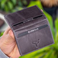 Garbalia Vera Crazy Deri Minimal Gri Kartlık