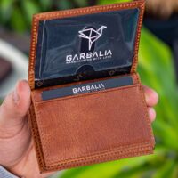 Garbalia Vera Crazy Deri Minimal Taba Kartlık - Görsel 4
