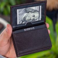 Garbalia Vera Hakiki Deri Minimal Kahverengi Kartlık - Görsel 4