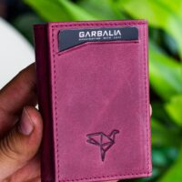 Garbalia Bryant Crazy Deri Mekanizmalı Bordo Kartlık Cüzdan - Görsel 3