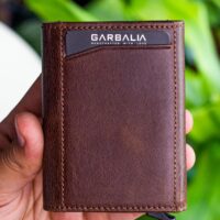 Garbalia Bryant Crazy Deri Mekanizmalı Kahverengi Kartlık Cüzdan - Görsel 4