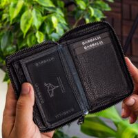 Garbalia Chain Hakiki Deri Siyah Erkek Cüzdanı - Görsel 4