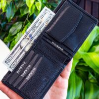 Garbalia Kanguru Hakiki Deri RFID Engelleyici Siyah Cüzdan Kartlık - Görsel 2