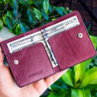 Garbalia Regina Vintage Deri Bordo Erkek Kartlık Cüzdan - Görsel 3