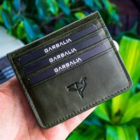 Garbalia Regina Vintage Deri Yeşil Erkek Kartlık Cüzdan - Görsel 2
