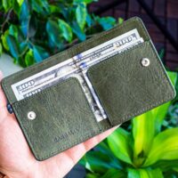 Garbalia Regina Vintage Deri Yeşil Erkek Kartlık Cüzdan - Görsel 3