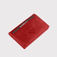 Garbalia Vera Crazy Deri Minimal Kırmızı Kartlık